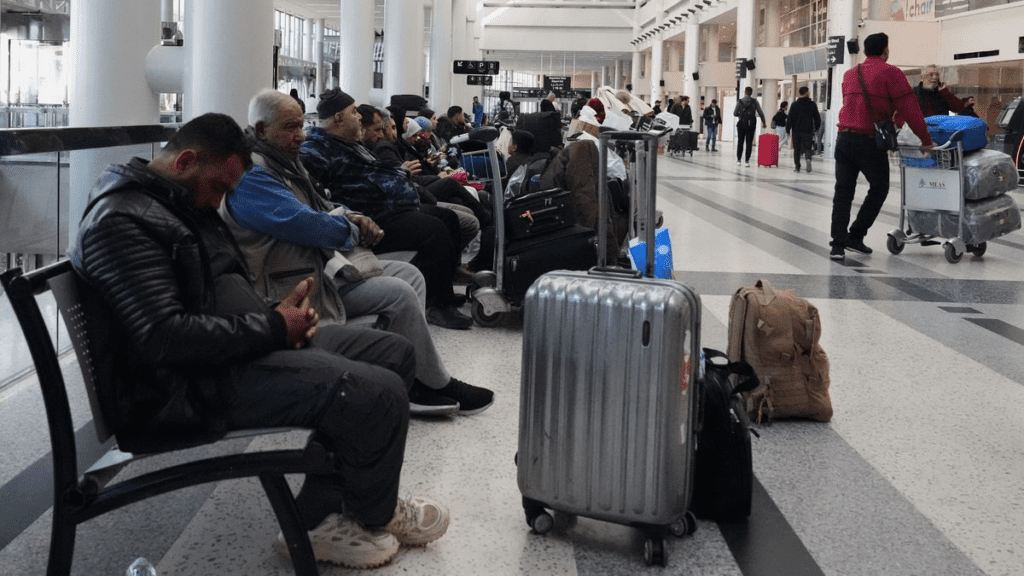 How many travellers were affected
