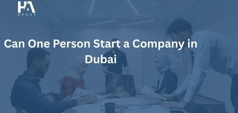 Can One Person Start a Company in Dubai