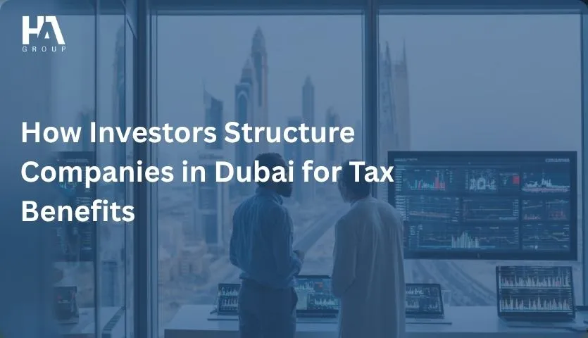 How Investors Structure Companies in Dubai for Tax Benefits