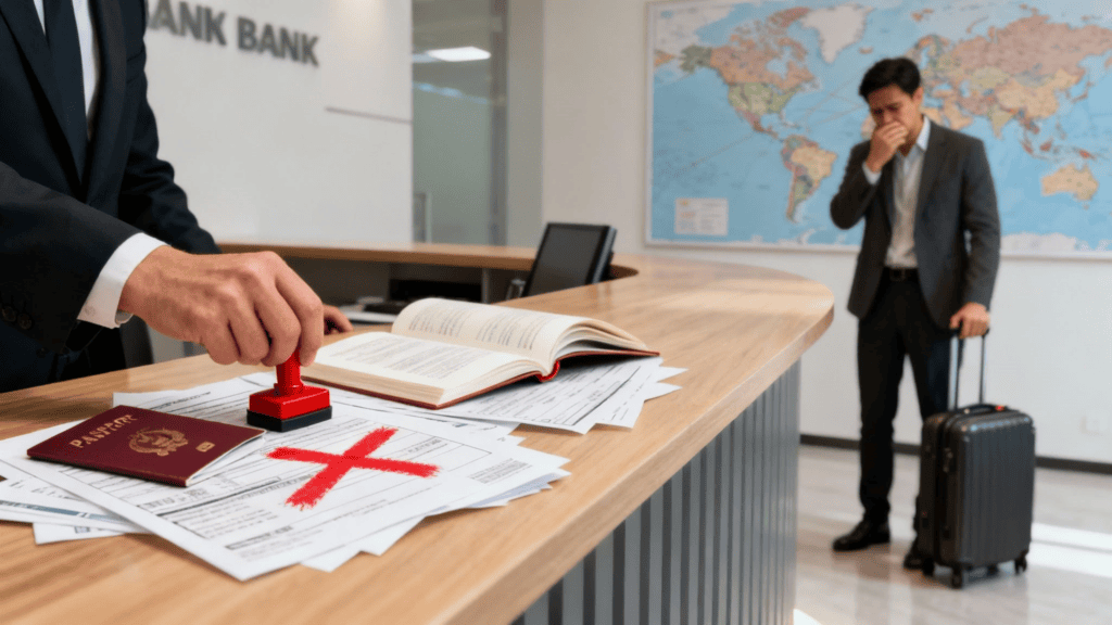 Why banks reject non-resident applications