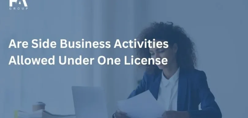 Are Side Business Activities Allowed Under One License